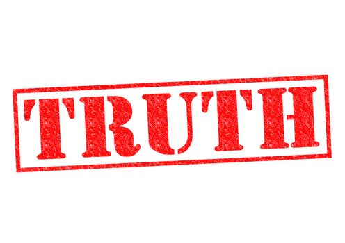 TRUTH Rubber Stamp over a white background.