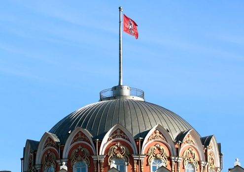 The roof of Peter's traveling palace in Moscow