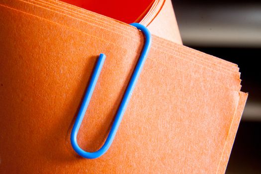 Attachment holding by a paperclip