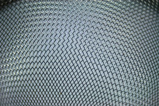 Metal grid background from filter