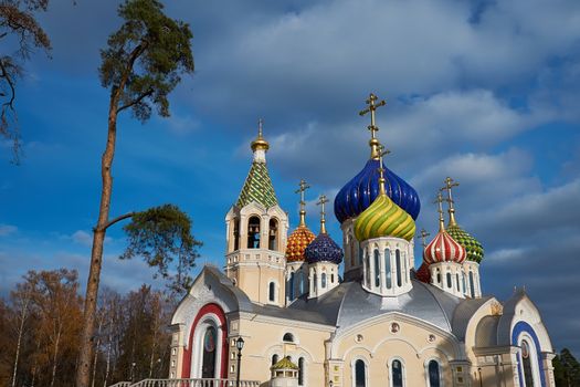 The temple of the Holy Prince Igor of Chernigov. Moscow. Russia,