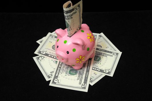 Save Money with One Pink Pig Piggy Bank