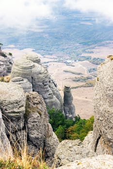 mountains landscape autumn. Crimea, Ukraine, Europe