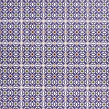 ornamental tiles wall background image