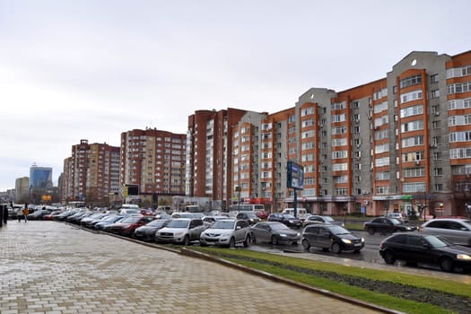 Houses on st. 50��� October in Tyumen