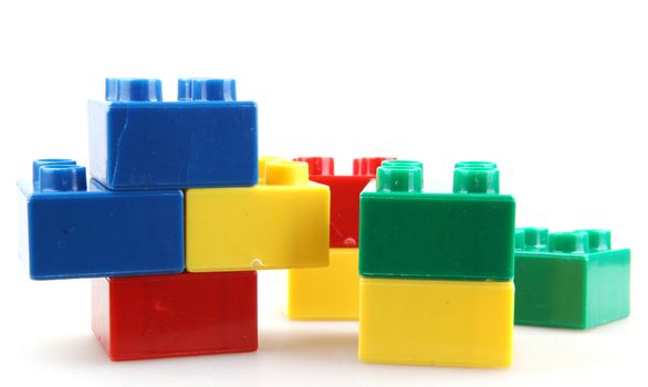 Building Blocks Isolated On White
