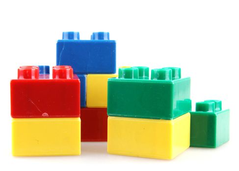 Building Blocks Isolated On White
