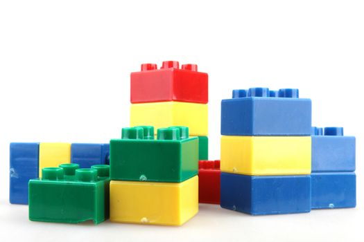 Building Blocks Isolated On White