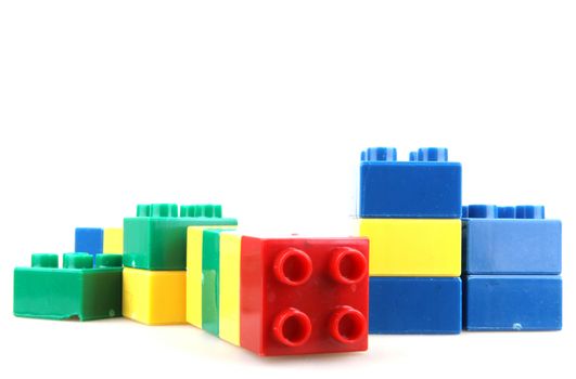 Building Blocks Isolated On White