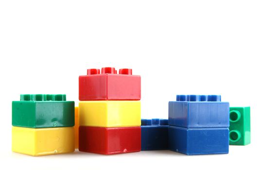 Building Blocks Isolated On White