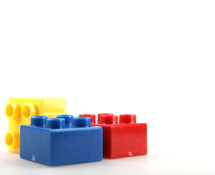 Building Blocks Isolated On White