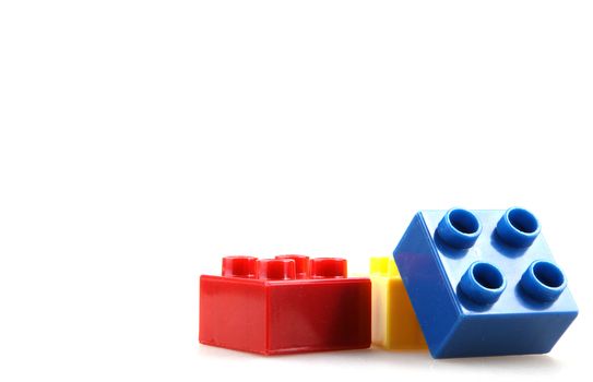 Building Blocks Isolated On White