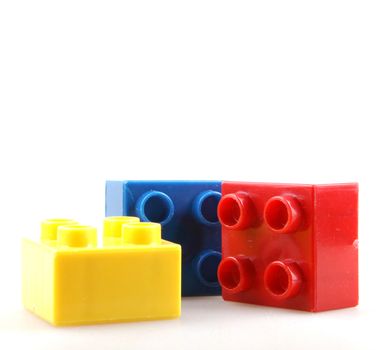 Building Blocks Isolated On White