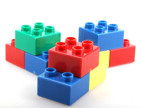 Building Blocks Isolated On White