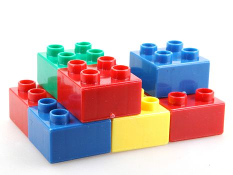 Building Blocks Isolated On White