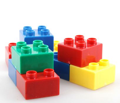 Building Blocks Isolated On White
