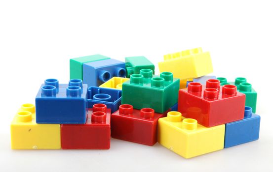 Building Blocks Isolated On White