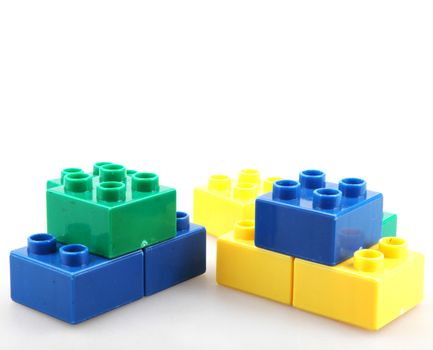 Building Blocks Isolated On White