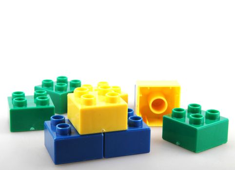 Building Blocks Isolated On White