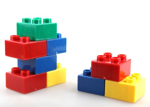 Building Blocks Isolated On White