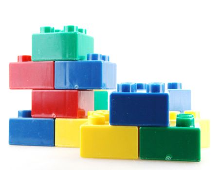 Building Blocks Isolated On White