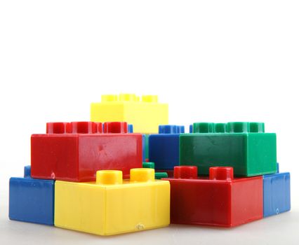 Building Blocks Isolated On White