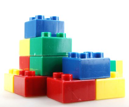 Building Blocks Isolated On White