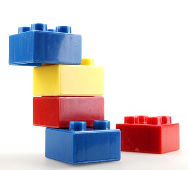 Building Blocks Isolated On White