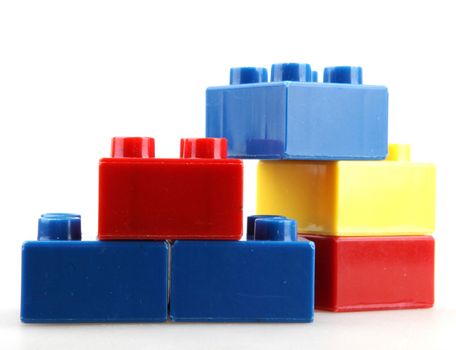 Building Blocks Isolated On White