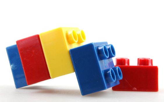 Building Blocks Isolated On White