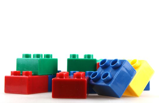 Building Blocks Isolated On White