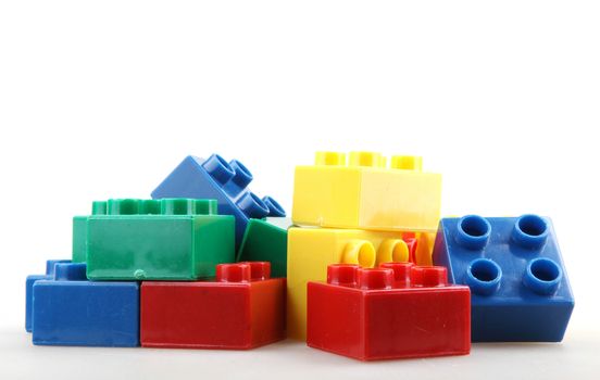 Building Blocks Isolated On White