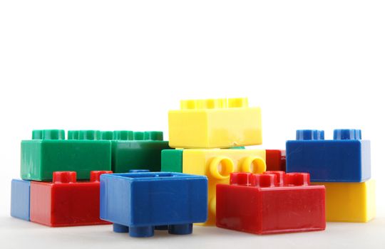 Building Blocks Isolated On White