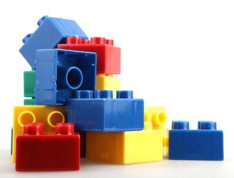 Building Blocks Isolated On White