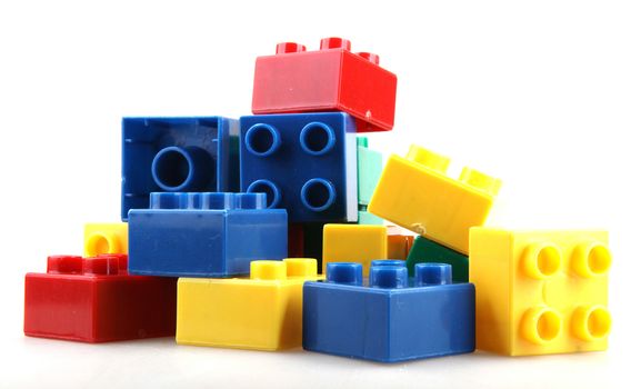 Building Blocks Isolated On White