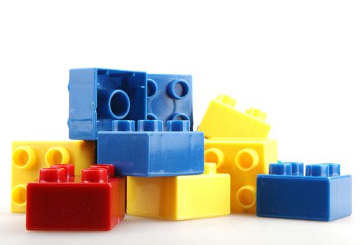Building Blocks Isolated On White