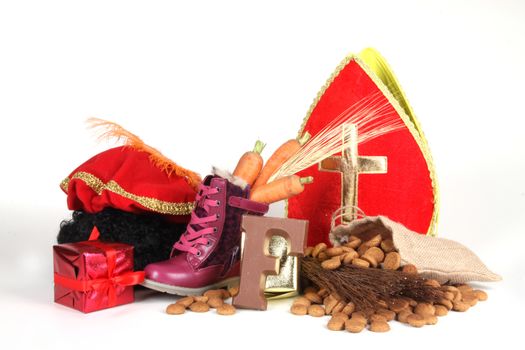 Celebrants of the Sinterklaas celebration are given their initials made out of chocolate.