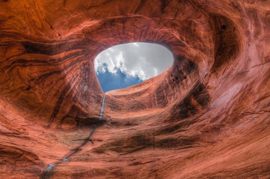 Monument Valley panorama. Panoramic view into Monument Valley near Kayenta navajo natunal park USA.