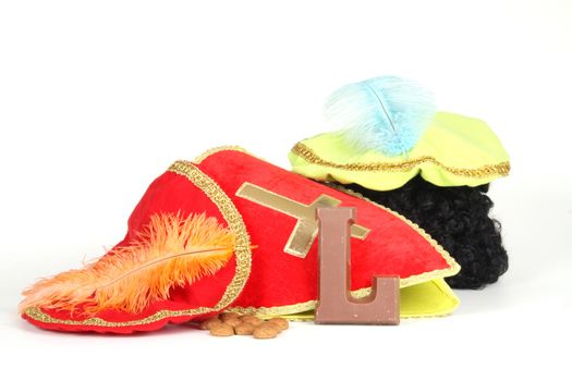 Celebrants of the Sinterklaas celebration are given their initials made out of chocolate.