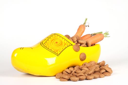 Celebrants of the Sinterklaas celebration are given their initials made out of chocolate.