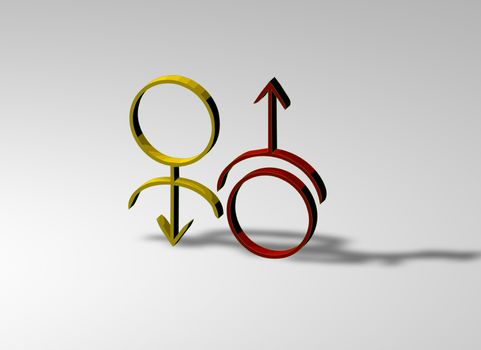 Male and female symbols