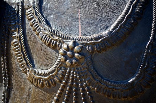 decorative metal  detail 