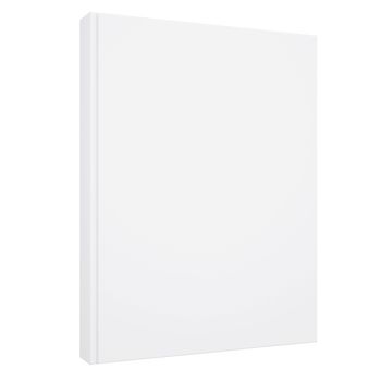 A white of book. Isolated render on a white background