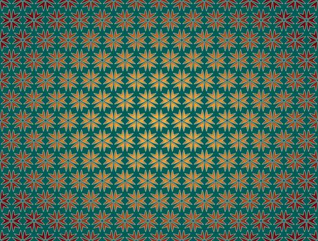 background or texture red Christmas paper star green