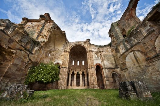 Monastery in Ruins in Zamora Spain