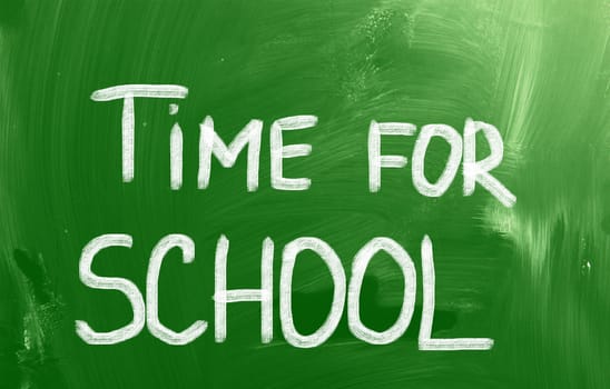 Time For School Concept