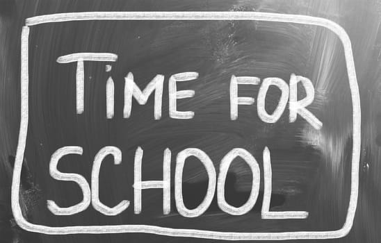 Time For School Concept