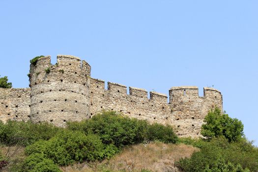 Devin castle (near Bratislava at the border with Austria). Slovak Republic