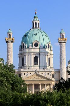 St. Charles's Church, Vienna. Austria