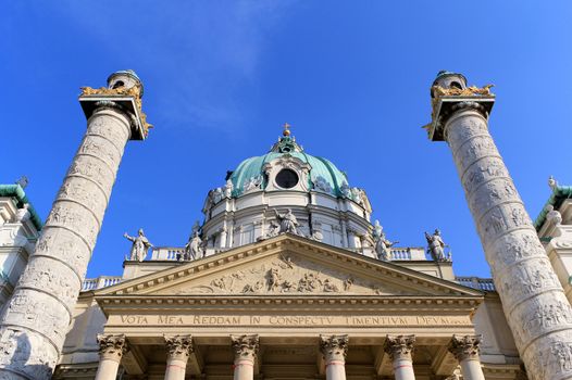 St. Charles's Church, Vienna. Austria